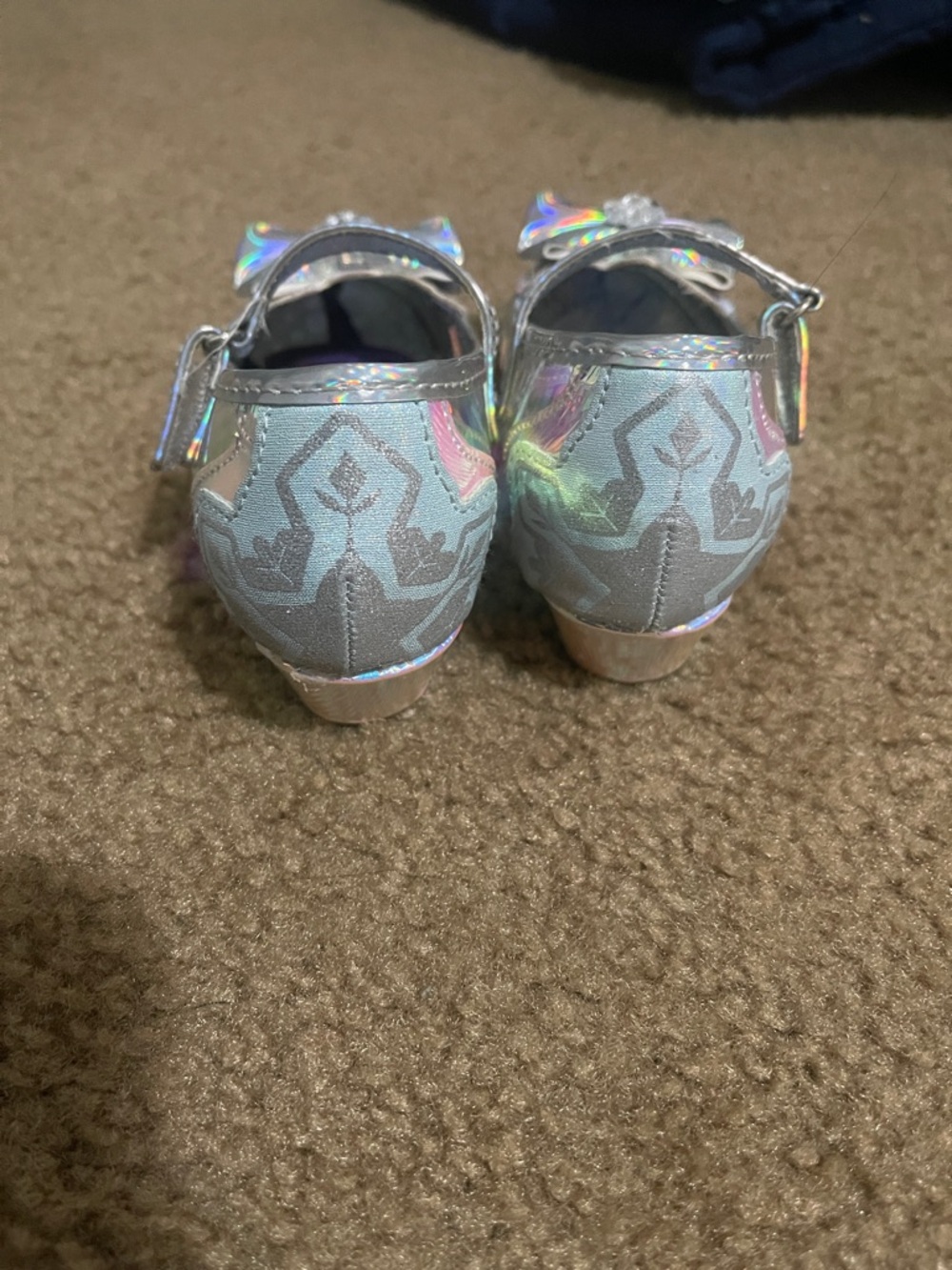 Holographic Silver Frozen Disney Shoes - Picture 3 of 5